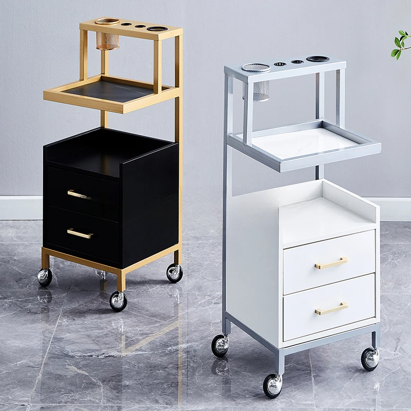 

Modern Hair Special Tool AestheticsSalon Trolleys Barber Shop Spa Salon Nail Hair Shop Cabinet Cutting Auxiliary Carts Salon