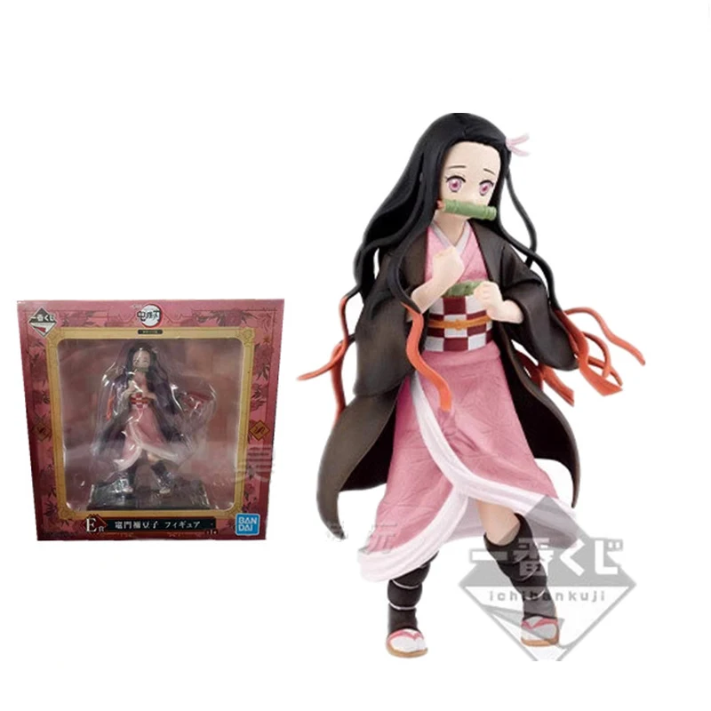 BANDAI Anime Demon Slayer Kamado Tanjirou Kamado Nezuko regali di natale o collezione giocattoli modello Action Figure originali