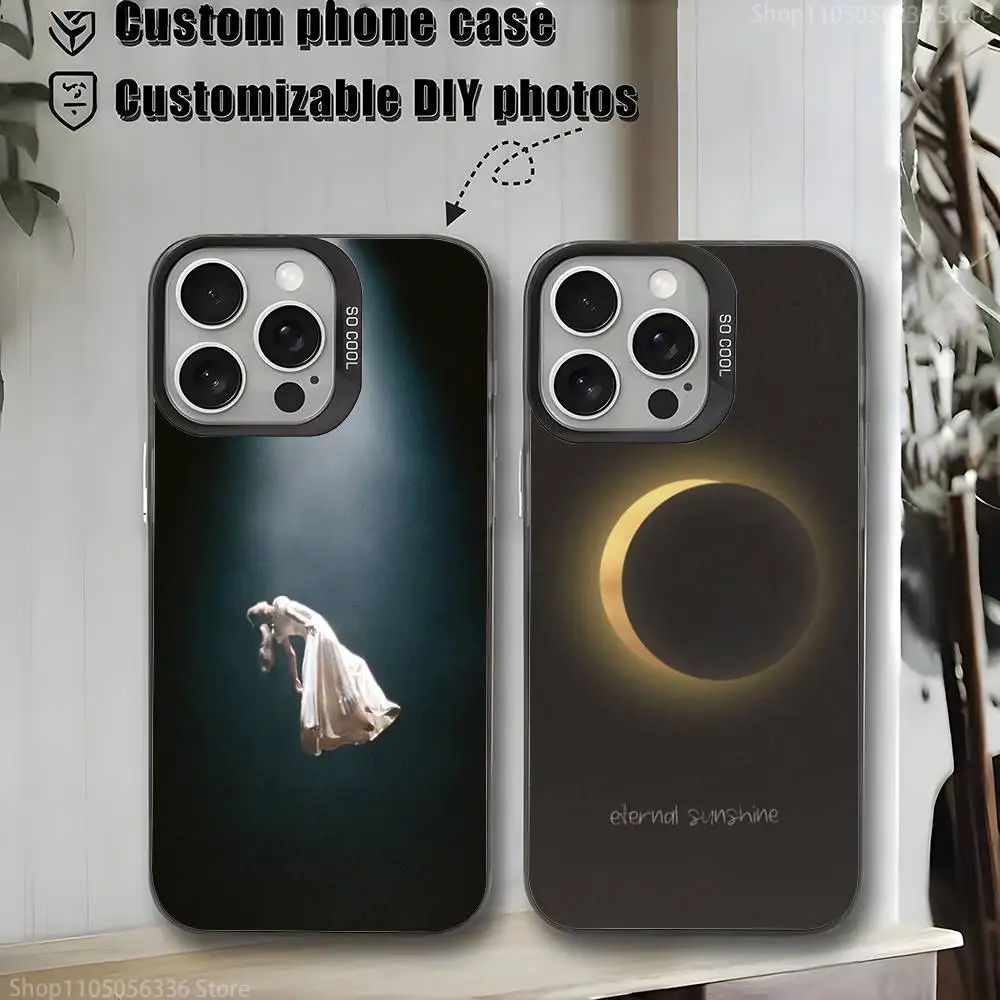

Eternal Sunshine A-Arianas Phone Case For iPhone 16,15,14,13,12,11,Mini,Pro,MAX,plus,Black Matte Shockproof Cover