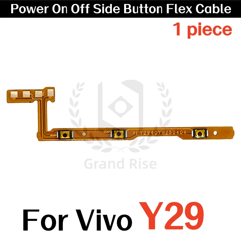 VIVO السلطة على إيقاف حجم الجانب زر الكابلات المرنة ل Vivo Y02 Y02S Y03 Y3 Y04 Y5S Y7S Y9S Y10 Y15 Y17S Y20 Y21S Y22 Y28 Y29
