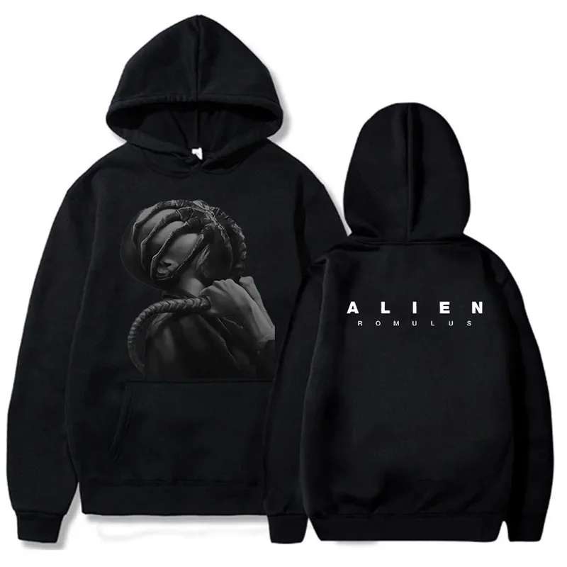 Alien Romulus Movie Hoodies Autumn/Winter new Sweatshirt Gothic Unisex Hooded Clothing Vintage Graphic Printing Pullovers