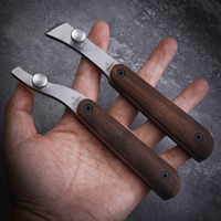 Adjustable Stainless Steel Leather Edge Press for Vegetable Tanned Leather Edge Crease Making Tool