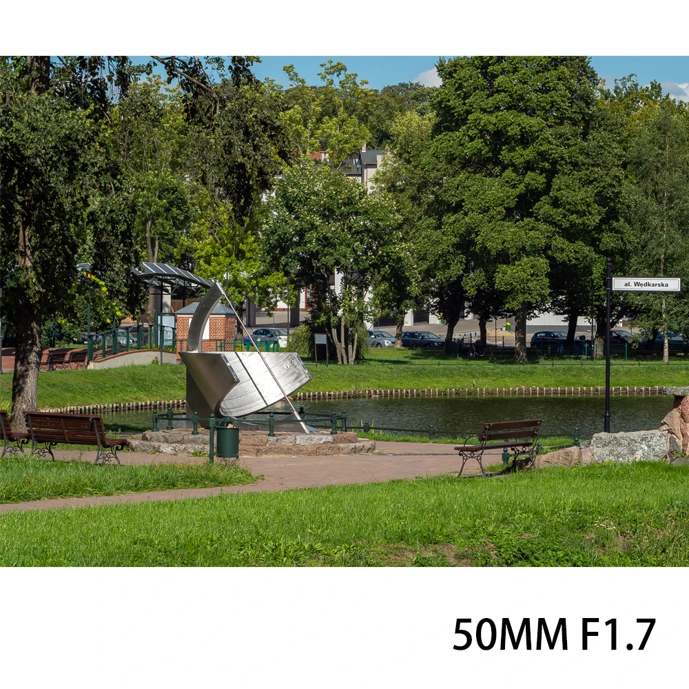Neues 50mm F1.7 Große Blendenöffnung Standard-Objektiv Vollformat Porträt Manuelles Fokus-Objektiv für Canon EOS EF M42 Nikon F PK SLR-Kamera – Detail 14
