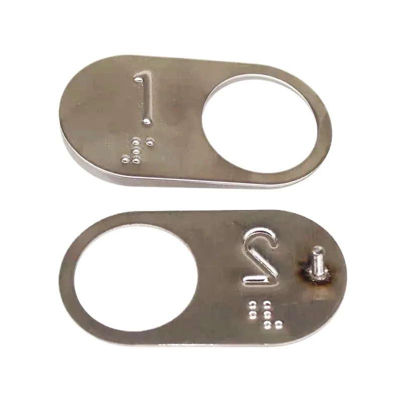 For elevators BR27C button with braille character plate, button number plate, plate