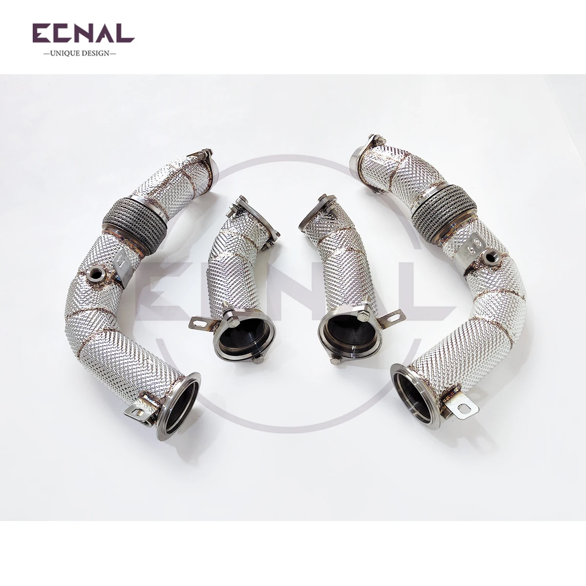 

Ecnal Exhaust Downpipe for BMW X5M F95 LCI X6M F96 LCI 4.4T High Quality SS304 Car Sport Exhaust Header Pipe