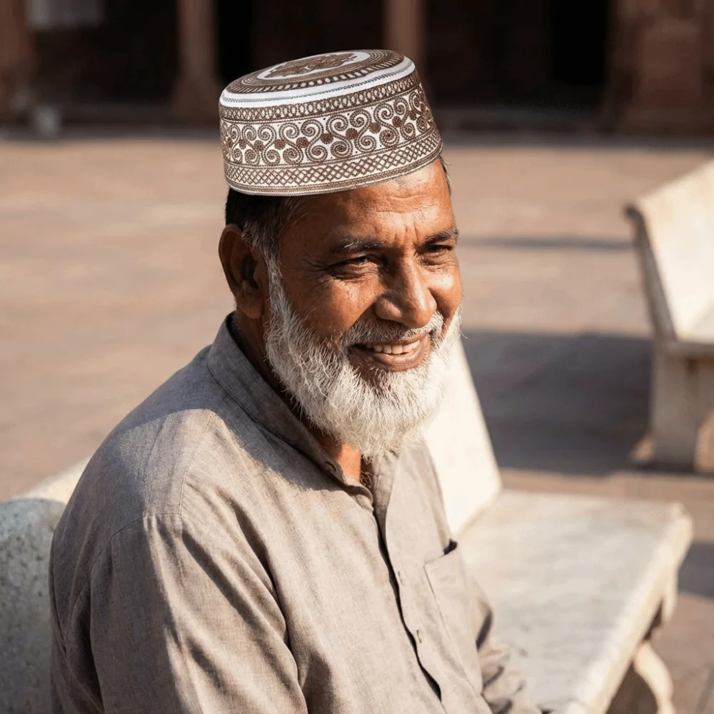 

Church Hat Traditional Muslim Hat Round Breathable Islam Flat Cap Thin Comfortable Prayer Hat Middle East Culture