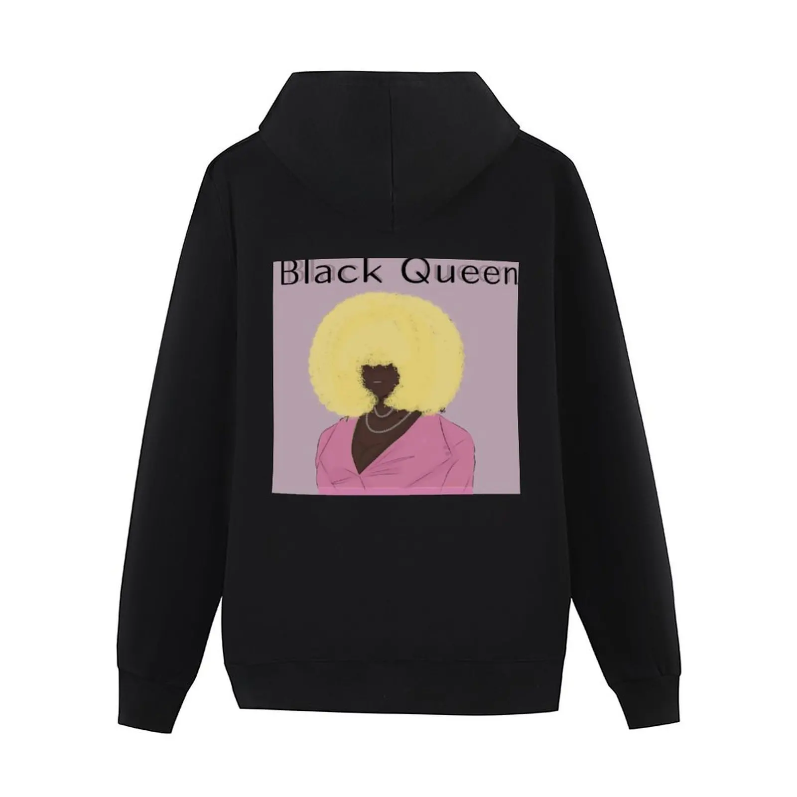 ملابس كورية بغطاء للرأس من Black Queen ملابس رجالية عصرية للرجال ترتدي رسومات بقلنسوة