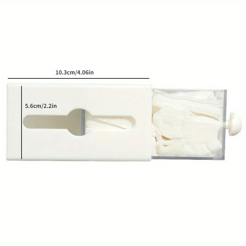 Bathroom Wall Mounted Cotton Swab Storage Box Dormitory Non Perforated Flip  Headband Hair Loop Mini Miscellaneous Box