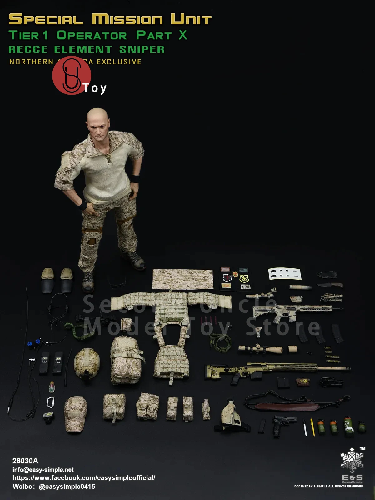 Easy&Simple ES 26030 A/B/C 1/6 SMU Special Mission Unit Tier 1