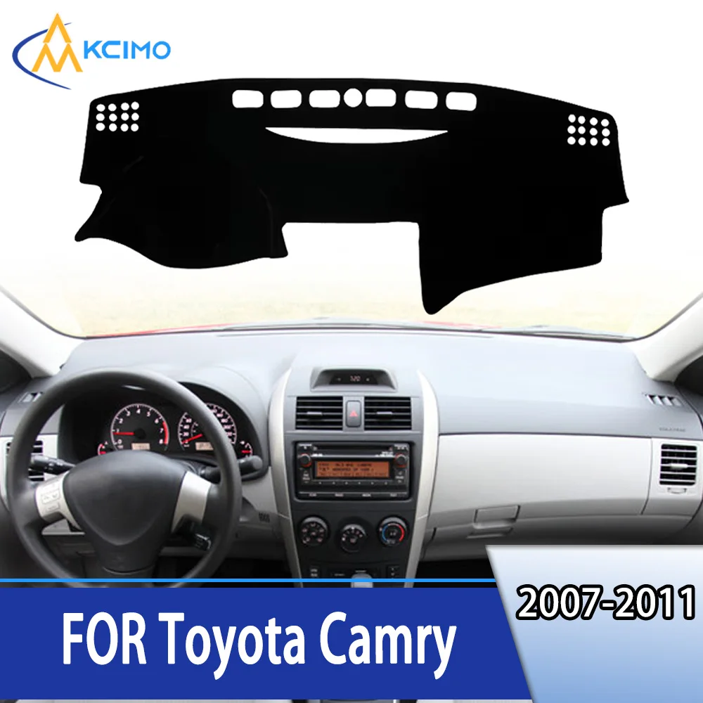 For Toyota Camry 2007-2011 Dashboard Cover Dash Mat Anti-UV Sun Shade  Avoid Light Pad Instrument Carpet Car Accessories