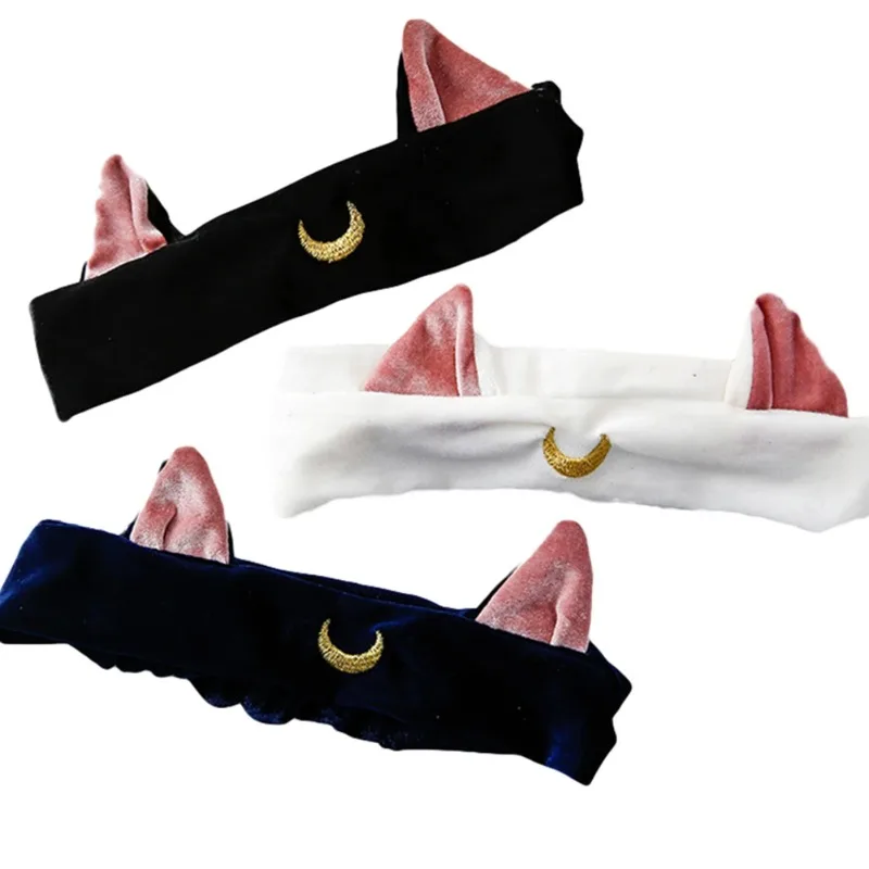 

New Arrival Brdwn Sailor Moon Luna Artemis Diana Cosplay Hairwear Headband Hair Circle