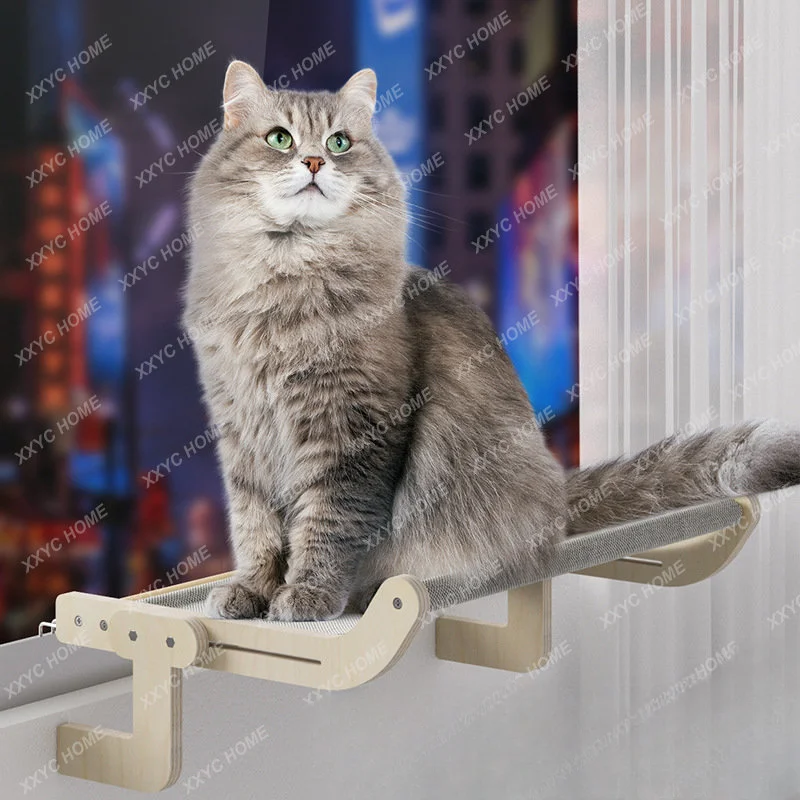 Bedside Cat Hanging plus-Sized Cat Climbing Frame Window Cat Hammock Hanging Cat Nest Cat Cloth Hanging Bed