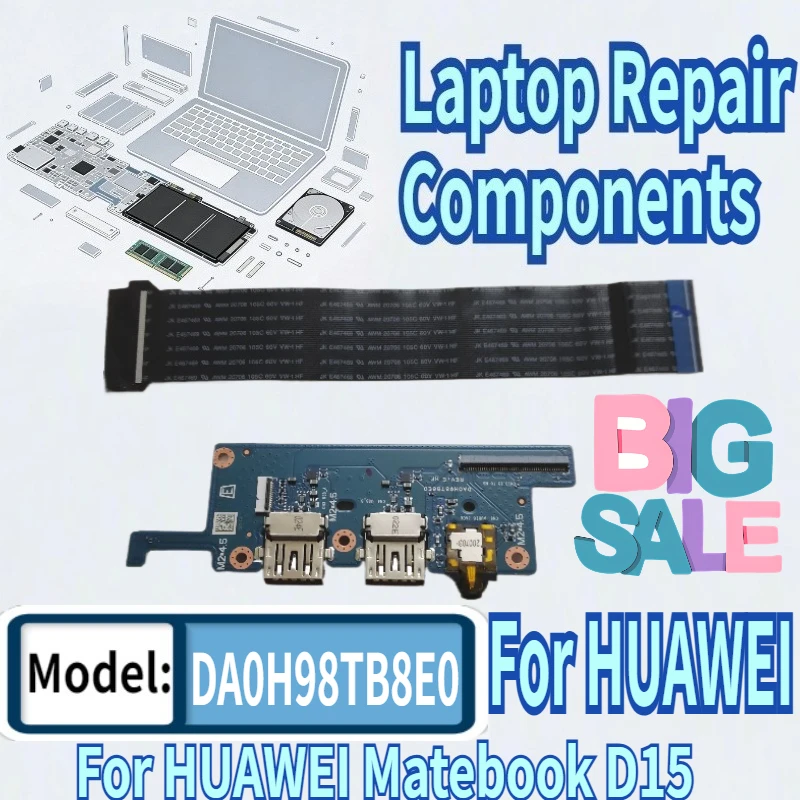 

For HUAWEI Matebook D15 Boh-WAQ9L BoB-WAE9P USB Board DA0H98TB8E0