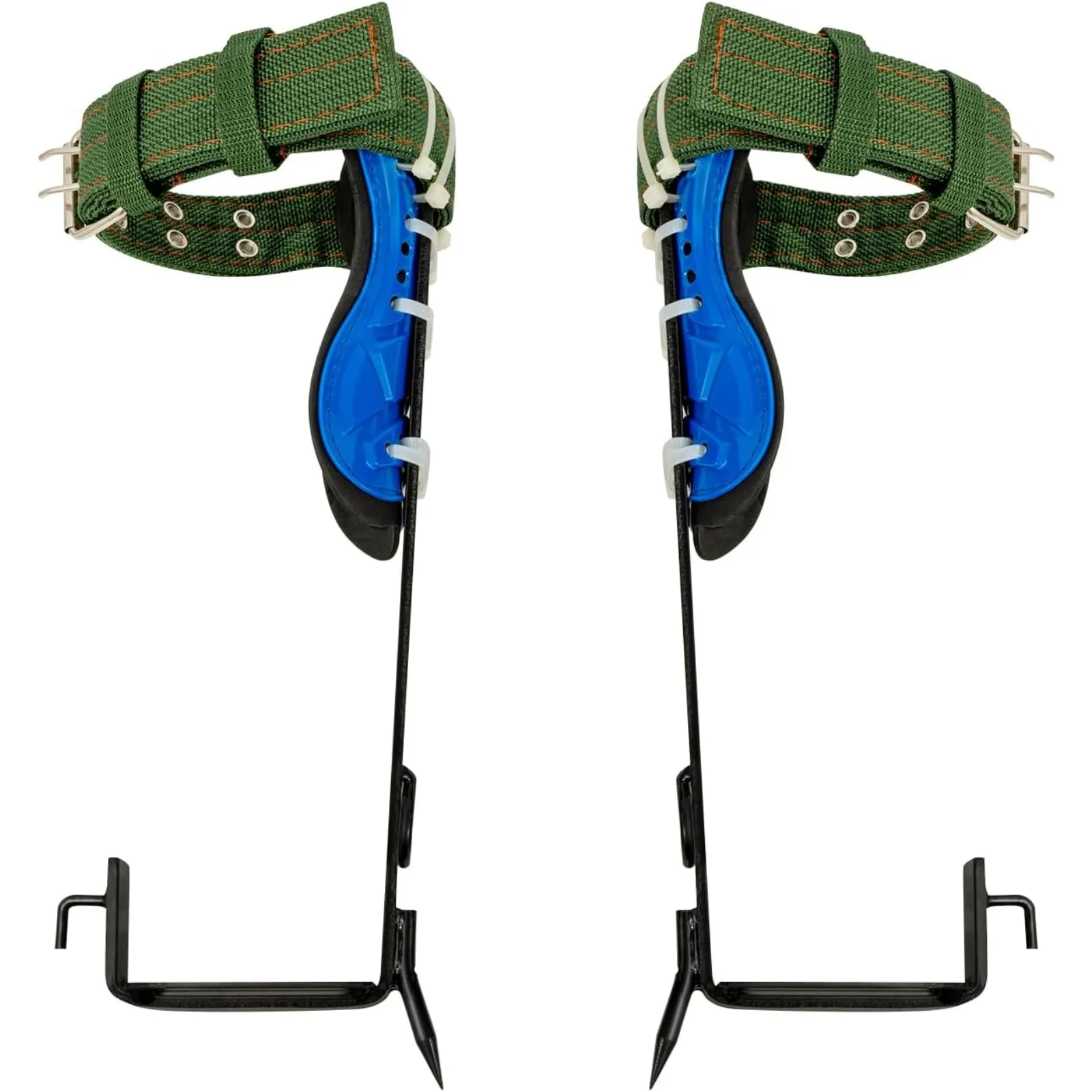 Tree Climbing Spike Set ,Portable Adjustable Lanyard Carabiner,Safety Belt Straps,  for Hunting Observation, Picking Fruit