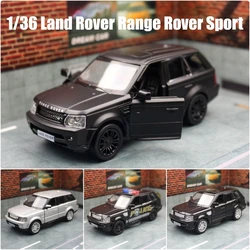 1/36 Land Rover Range Sport SUV Toy Car Model For Children RMZ CiTY 5 ''Diecast Miniature Pull Back Free Wheels Collection Gift