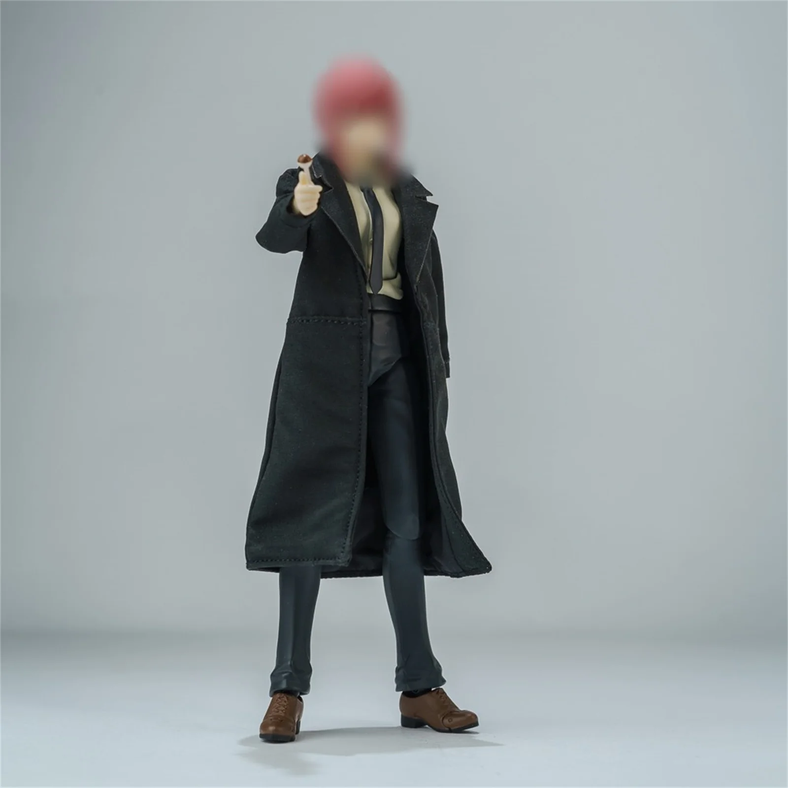 

Long Trench Coat Windbreak Overcoat pants 1/12 Scale CROWDHTOYS clothes Anime clothing for 6'' Suit Male Solider Action Figure