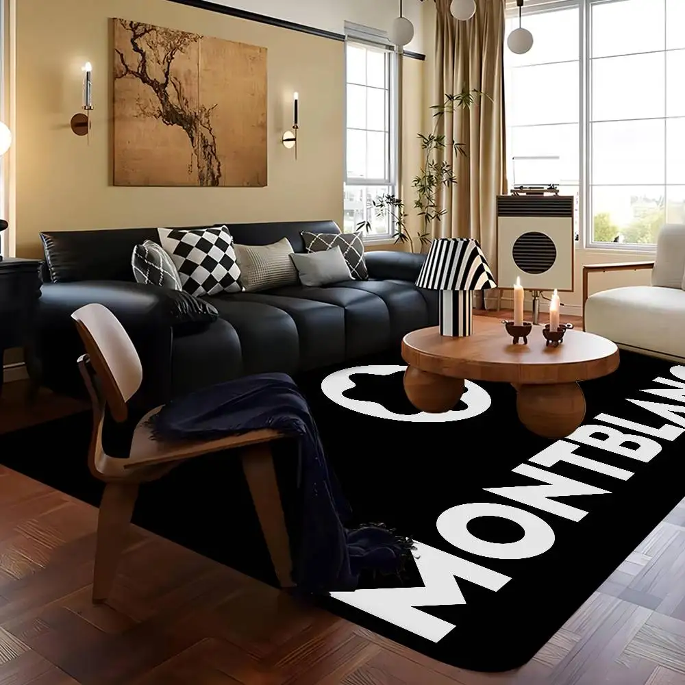 High-end luxury M-Montblanc Bathroom Mat Kids Room Bedroom Decoration Balcony Anti-Slip Doormat Living Room Welcome Rug