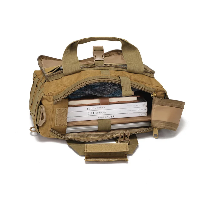 Imagem -06 - Portátil Tactical Messenger Bolsa Grande Capacidade Bolsas Resistentes ao Desgaste do Portátil Bolsa de Ombro ao ar Livre Camping Caminhadas Bandbag Toolkit