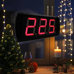 Wall Mounted Digital Countdown Timer, 999 Days Clock, LCD Event, 3 Digit Red Color, 2022