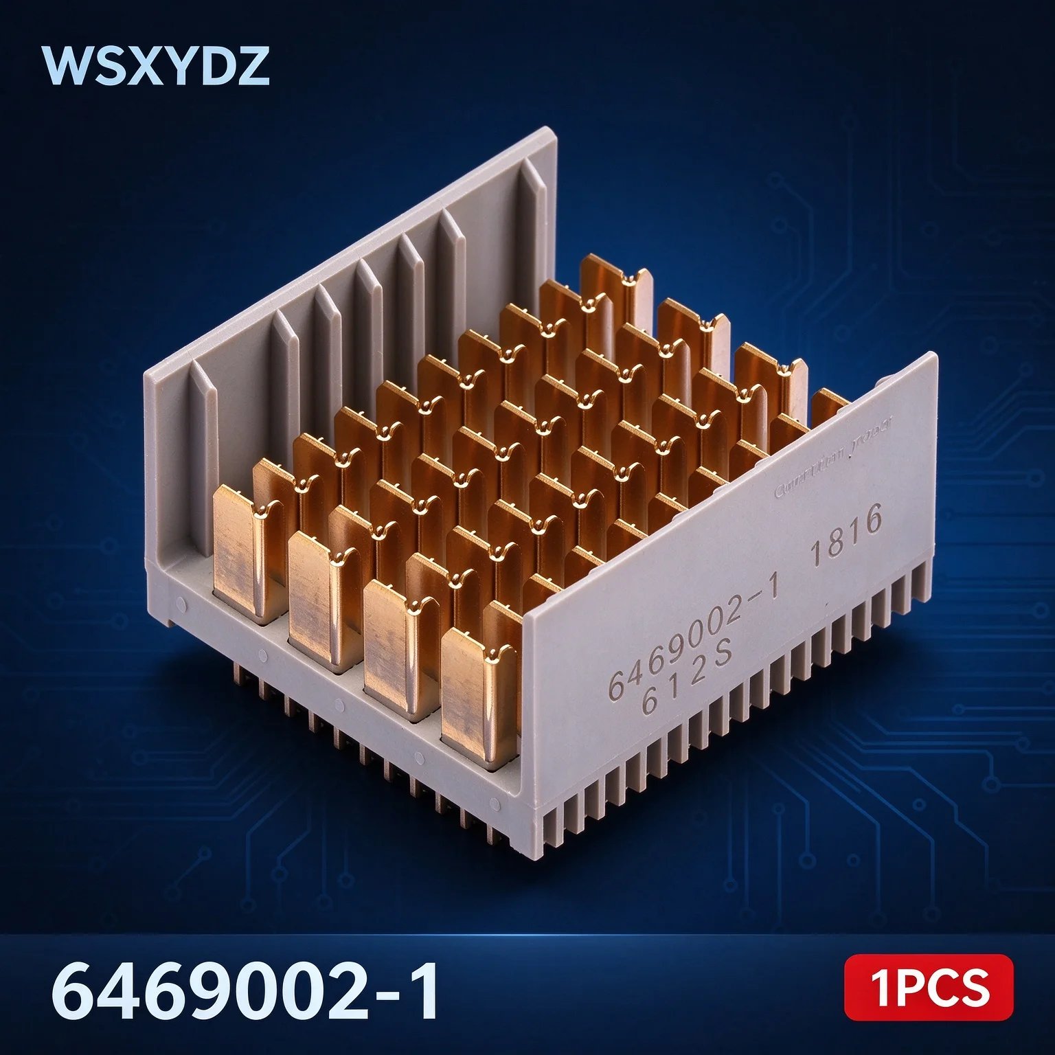 1PCS 6469002-1 TE Z-PACK HM-Zd High Speed Backplane Header 80 Position 2.5mm Right Angle Tin ATCA New Original