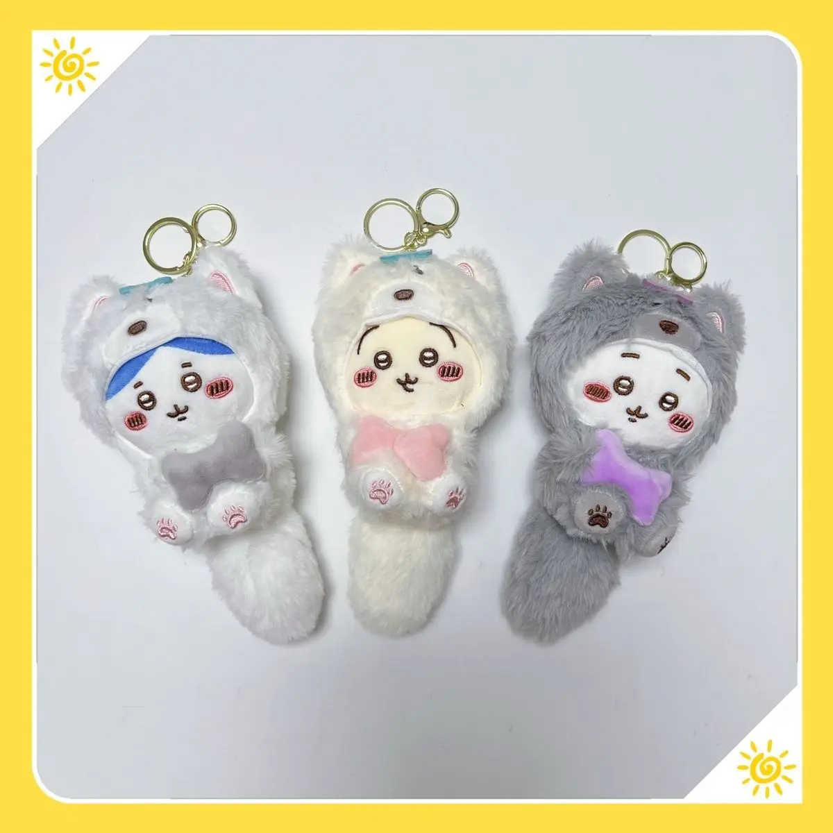 

MINISO Chiikawa Doll Usagi Cute Cure Plush Pendant Bag Decorate Keychain Souvenir Send Friends Holiday Gifts Surprise