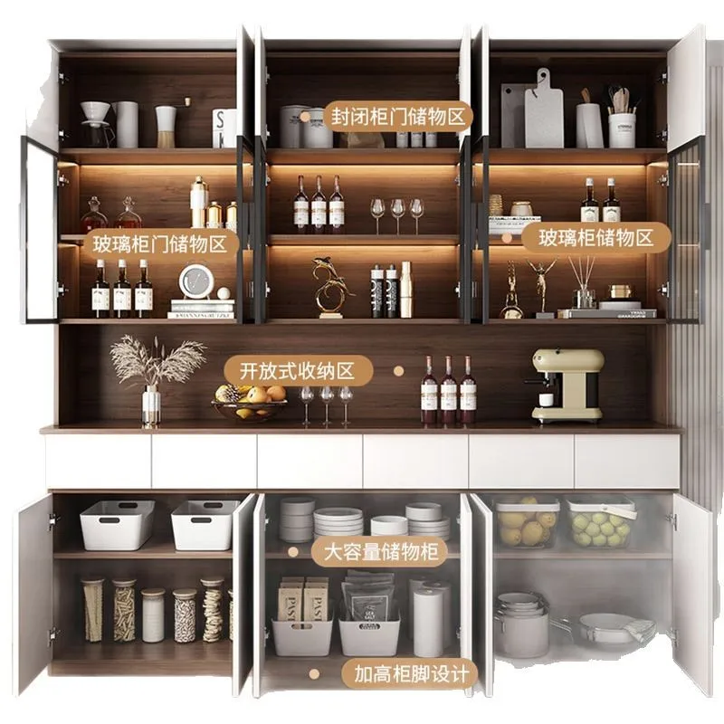 

Light luxury dining side cabinet against the wall wine ousehold high tea cabinet modern simple living