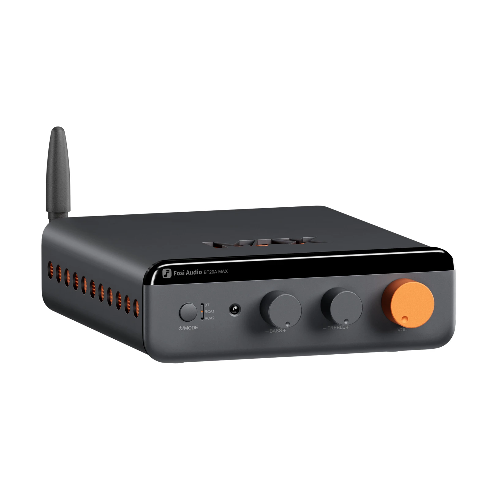 Fosi Audio BT20A MAX Bluetooth 6.0 Versterker 2.1 Kanaals Hifi Stereo Versterker PFFB 300W*2 Klasse D Hoge Vermogen Versterker Voor Buiten