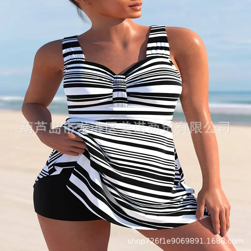 2025 Costumi da bagno donna Set bikini sexy Costume da bagno oversize femminile Tankini Costume da bagno Monokini Nuovo design Stampa Beachwear S-5XL