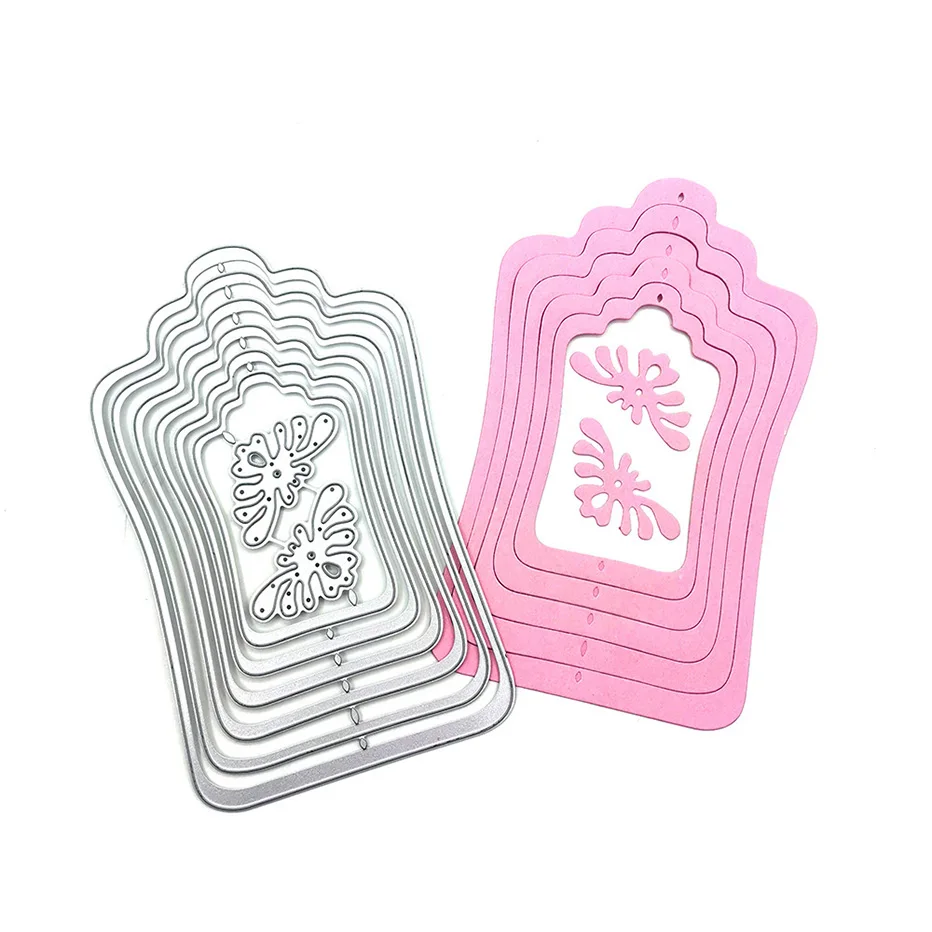 

Multiple Border Combinations Metal Cutting Dies for DIY Scrapbooking and Card Making Decor Embossing Craft Die Cut