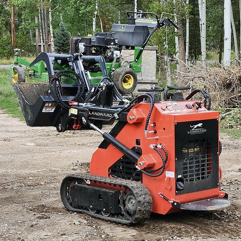 ที่กําหนดเองราคาถูก ST480 skid steer loader CE/EPA จีนขายส่งขนาดเล็ก Mini Small garden loader track mini skid steer loader