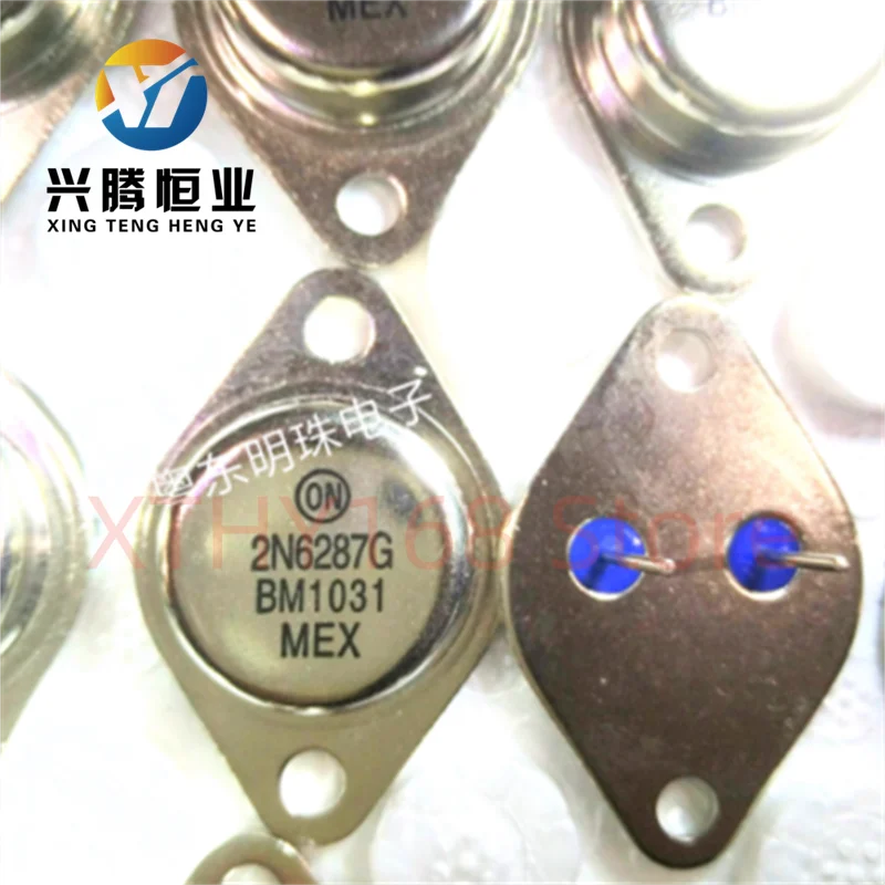 2N6287G imported electronic component 2N6287 gold sealed transistor large iron cap TO-3