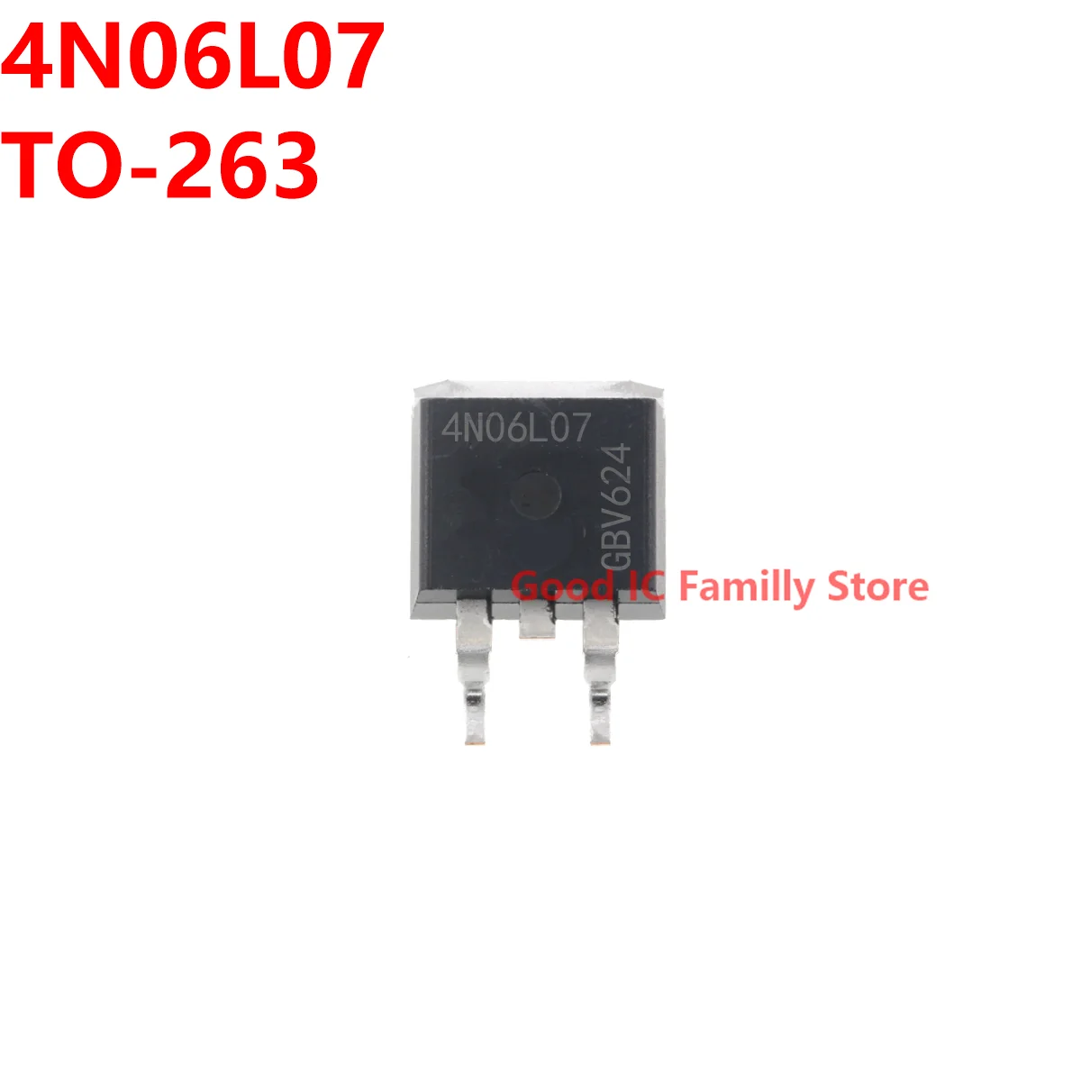 

10PCS 4N06L07 IPB80N06S4L-07 TO-263