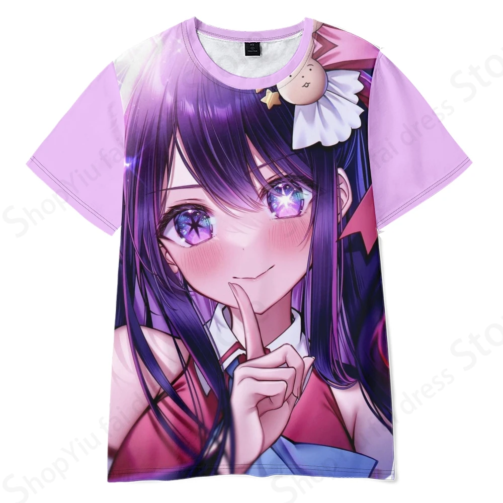 Men T Shirt Anime Oshi No Ko 3d Printed Tshirt Men Women Fashion T-shirt Kids Tops Tees Kawaii Graphic T Shirt Men Clothes New