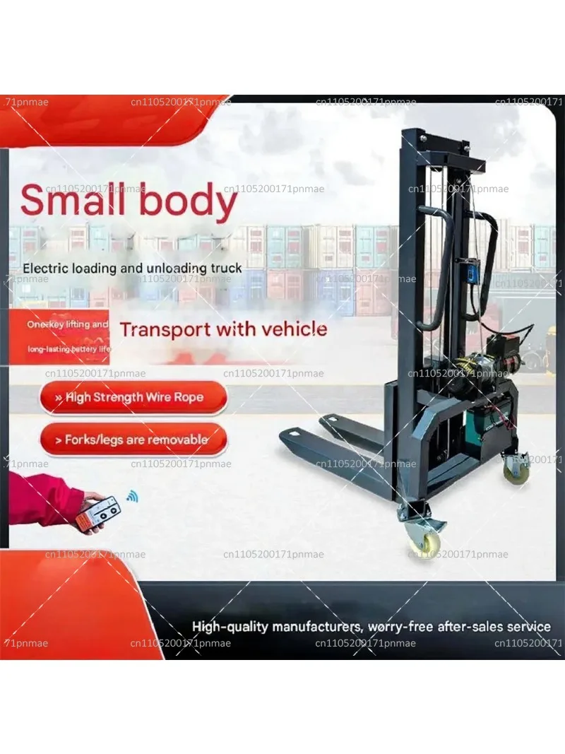 Remote Control Electric Lifting Handcart 1.2m 1.6m Detachable Forklift for Loading Unloading Handling