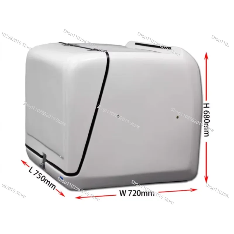 

Suitable for fiberglass pizza delivery box motorcycle delivery front helmet bag combination