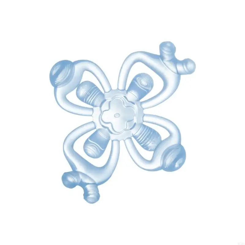 97BE لعبة مضغ لتخفيف آلام التسنين من السيليكون، آمنة للاستخدام اليومي للرضع