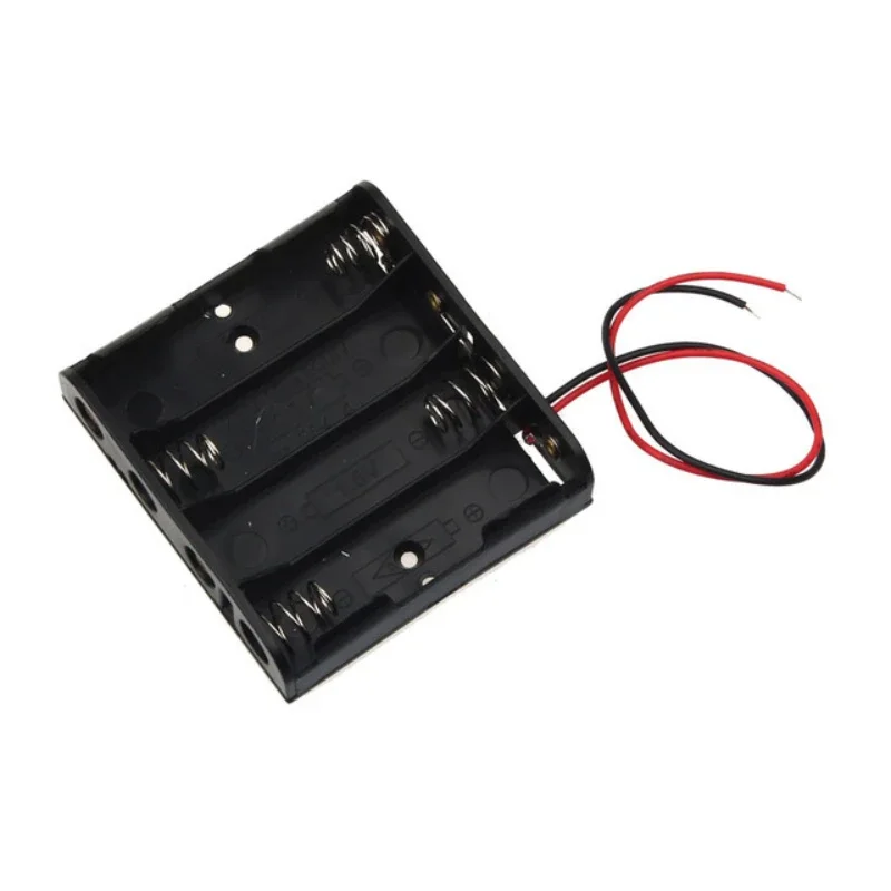 18650 Battery Storage Box Case 1 2 3 4 Slot Way DIY Batteries Clip Holder Container With Wire Lead For 18650 Battery