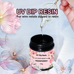 Hand Made Resin Clear UV Clay Rapid Curing UV DIP Resin Glue Children's Free Creative 3D Model Kneading Glue DIY Plastisol