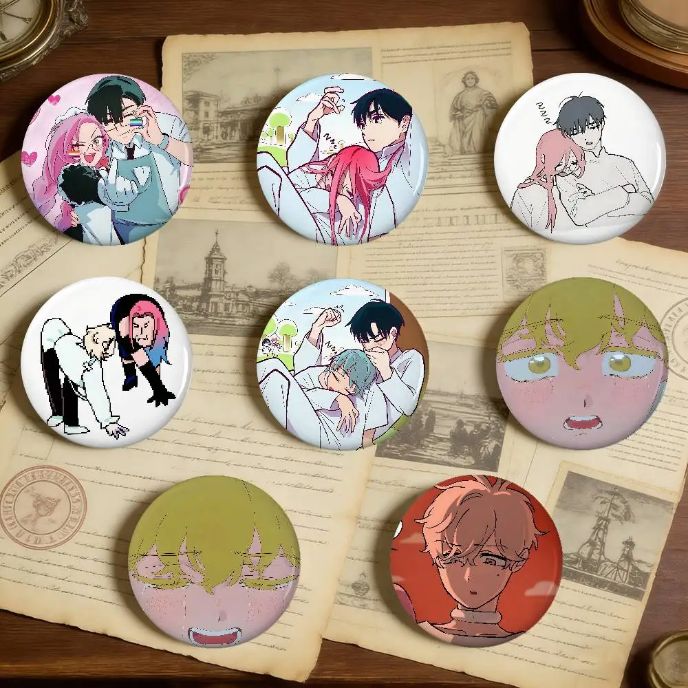 w-STAGEs-Brooch IVAN TILL Sua Hyuna Luka Badges Peripheral Lapel Pins Tinplate Round Brooch For Bag Accessories Souvenir Gifts