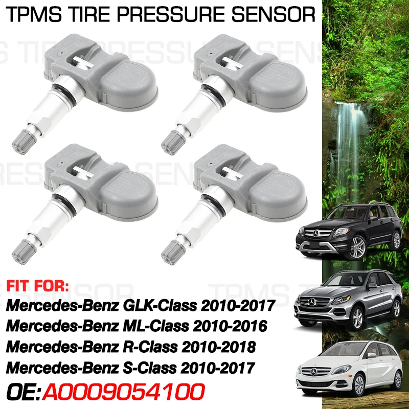 A0009054100 0035400217 para mercedes-benz GLK, clase ML, Clase R 2018, Clase S 2010-2017, 433MHz, Sensor de Monitor de presión de neumáticos