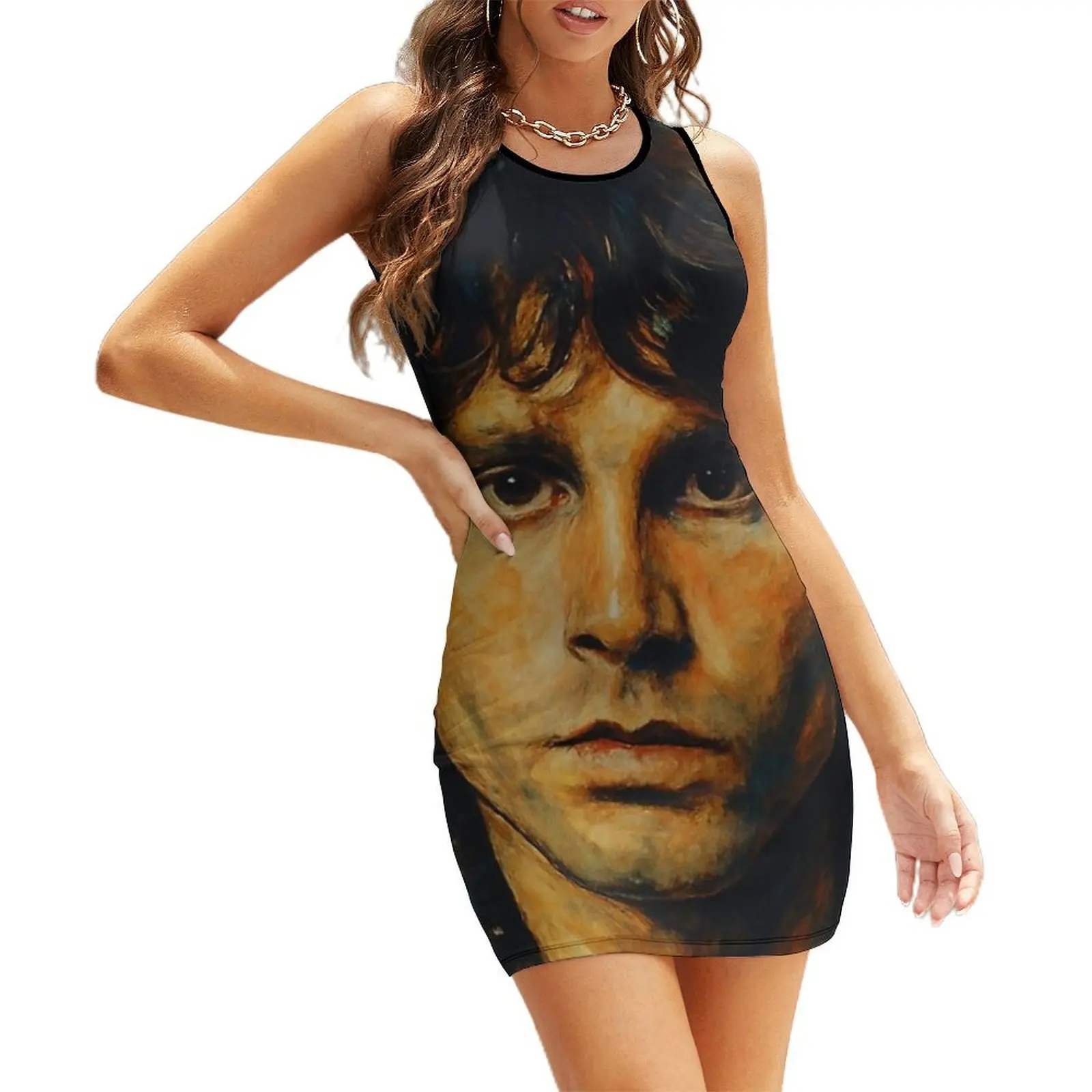 

Jim Morrison TheAmericanPoet The Doors Sleeveless Sundress Woman clothes summer clothes