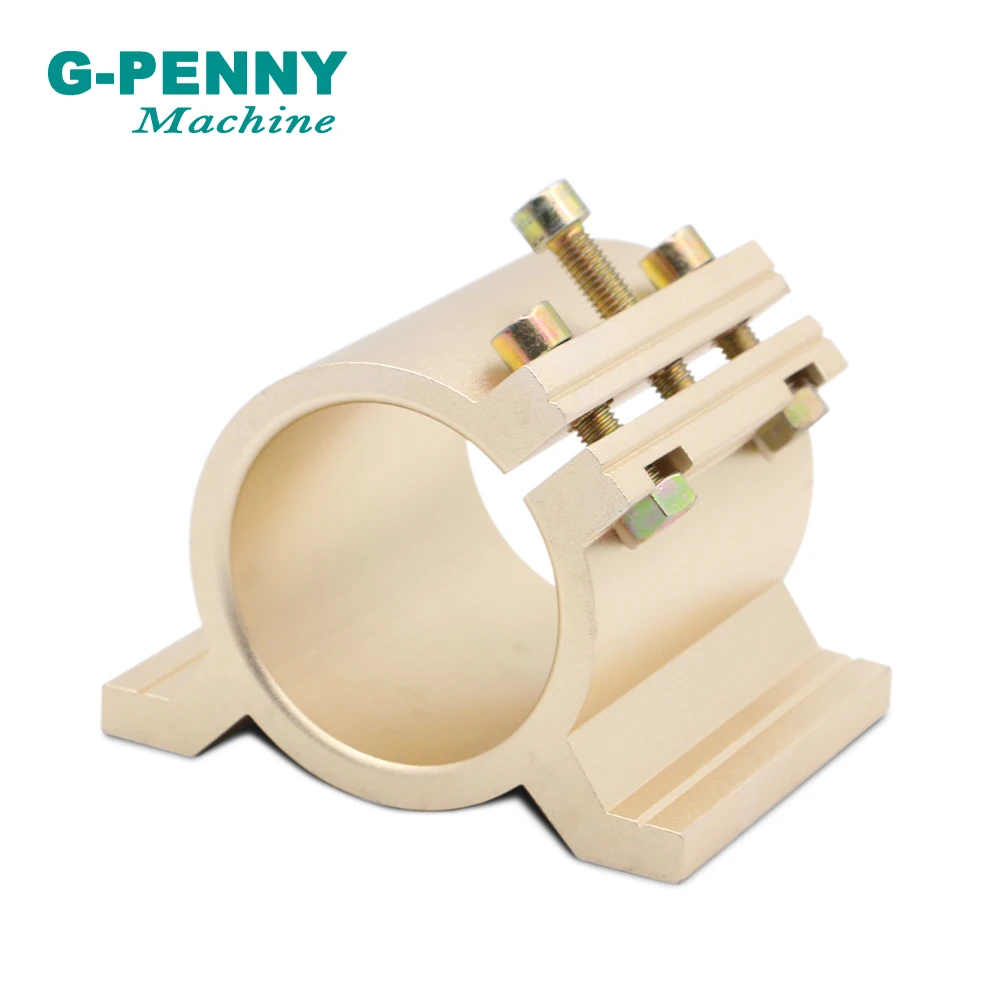 G-PENNY Diameter 80mm CNC Spindle Motor Clamping Bracket  Spindle mount Cast Aluminium Bracket Spindle Fixture