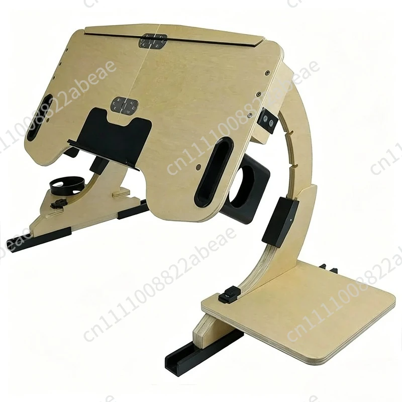 Multi Angles Lazy Lying Rack Wooden Folding Laptop Desk Mini Adjustable Table Bed Sofa Useful Small Notebook Holder