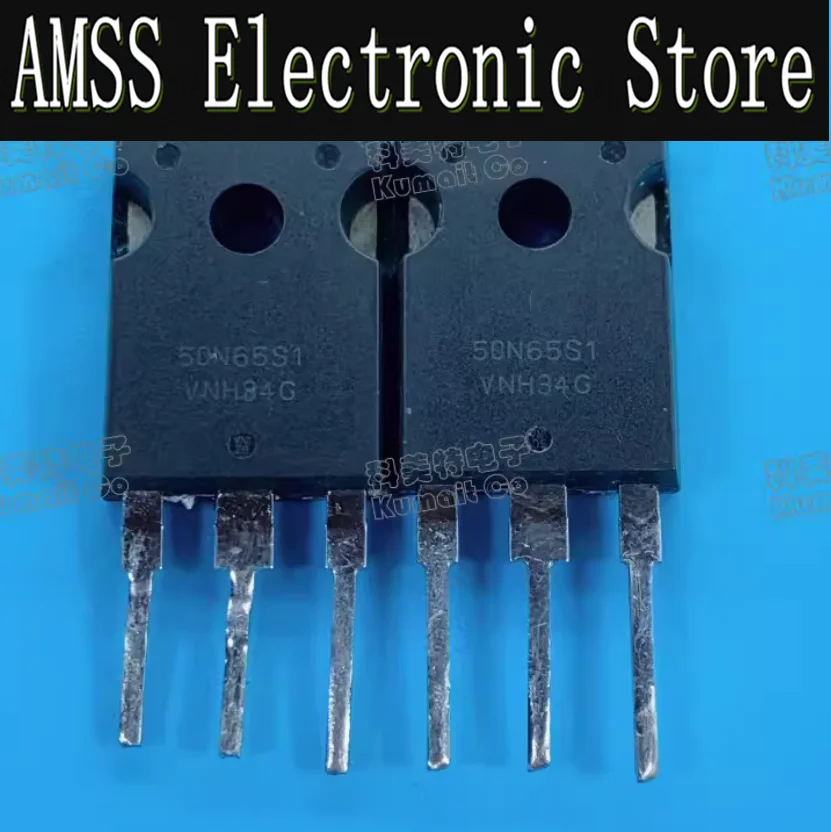 AMSS 5PCS:Used 50N65S1 50A650V IGBT single tube inverter welding field effect original disassembly