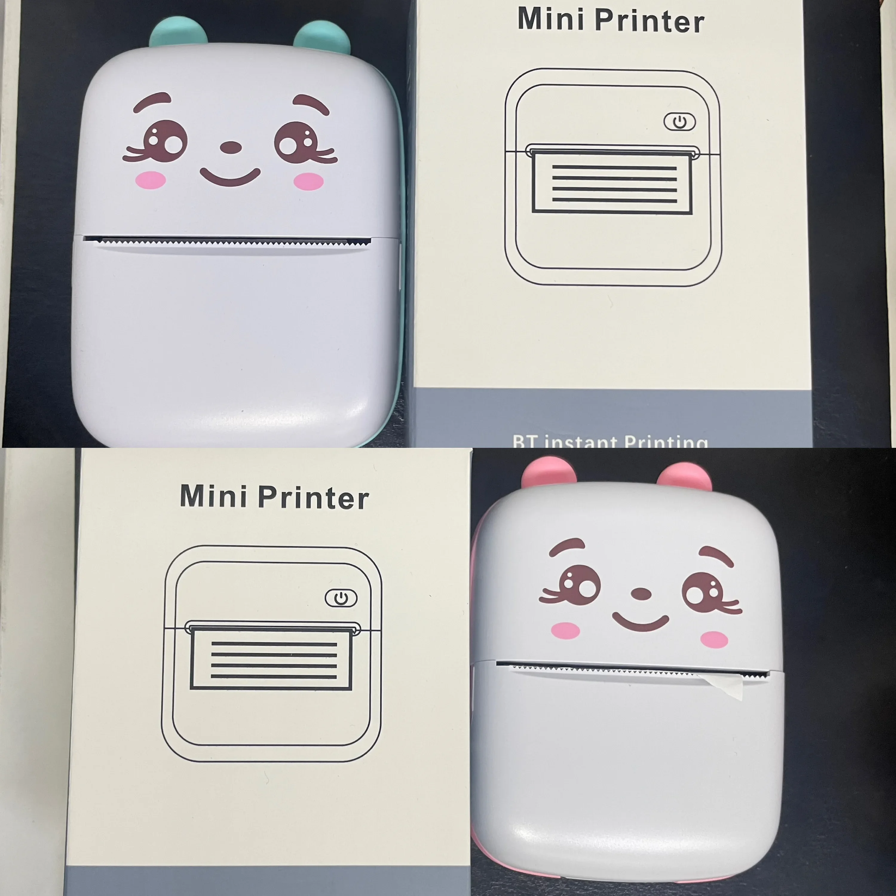 LISM Miniprinter Bluetooth Draadloze Mini Foto A8 Printer Labelprinter Draagbare BT Mini Thermische Printer Draagbaar voor kinderen