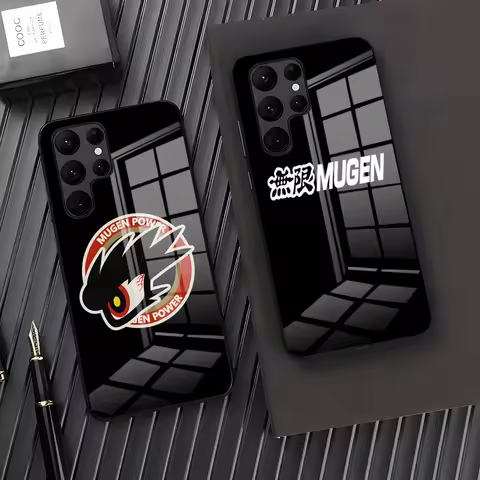 Mugen Seiki Rc Logo Phone Case Potdemiel For Samsung S24 S23 S21 S22 A24 A34 A54 A53 Note 20 Pro Ultra Plus Glass Cover