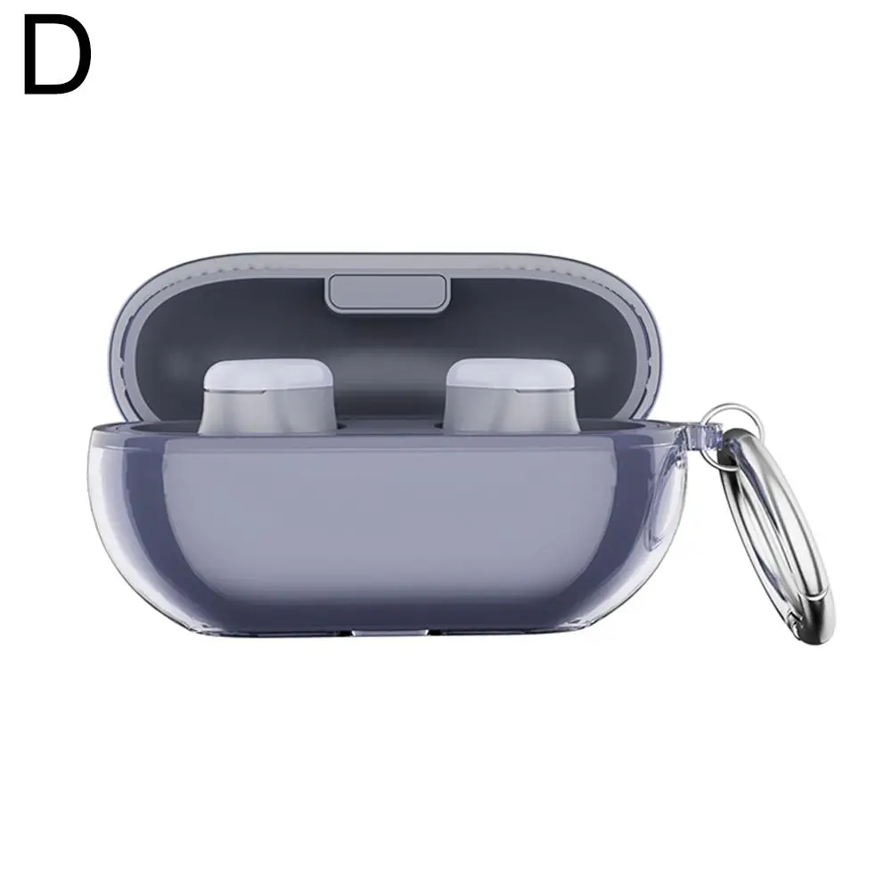 For Buds Transparent Protective With Keyring Tpu All-round Material 360° Scratch Resistant I4z7