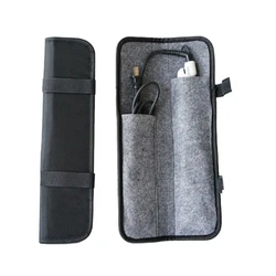 Hair Straightener Storage Bag Curling Iron Carrying Case Hair Flat Iron Straightener Curler Iron Pouch Heat Resistant Mat Pad