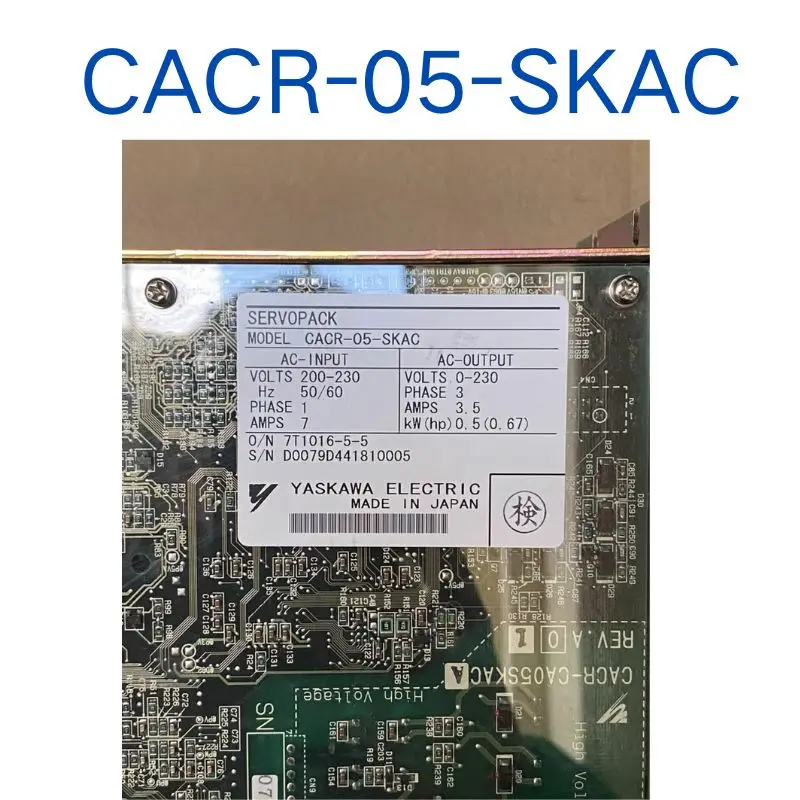 

Used Drive CACR-05-SKAC, tested OK, function intact