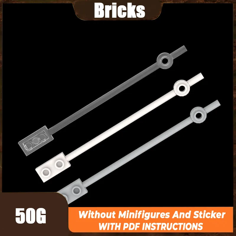 

50g MOC Parts 99784 42445 Bar 12L Compatible Bricks DIY Assmble Building Blocks